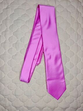 Men's Satin Pink Tie - Stacy Adam’s